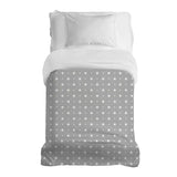 Therapiedecken Baumwollbezug in Grau mit Sternen