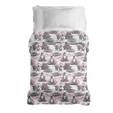 Therapiedecken Bauwollbezug mit rosa Buddha