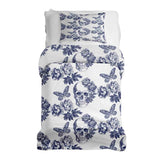 Therapiedecken Bettwäschen Set Blumen Skull