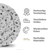 Therapiedecken Baumwollbezug Grau Zauberei