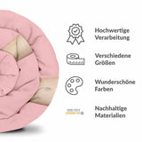 Therapiedecken Baumwollbezug Rosa mit Drachenfrucht