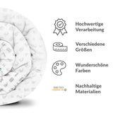 Therapiedecken Bettwäschen Set Weiß Matrix