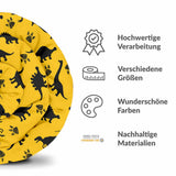 Therapiedecken Baumwollbezug Gelb mit Dinos