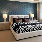 Therapiedecken Bettwäschen Set Zebra Print