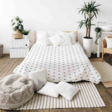 Therapiedecken Bettwäschen Set mit schwarzem Knoten