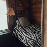 Therapiedecken Baumwollbezug Zebra Print