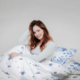 Therapiedecke mit floralem Bezug