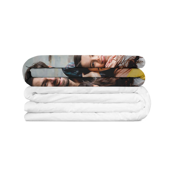Therapiedecke mit personalisiertem Familienmotiv