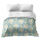 Therapiedecke mit Floral Motiv