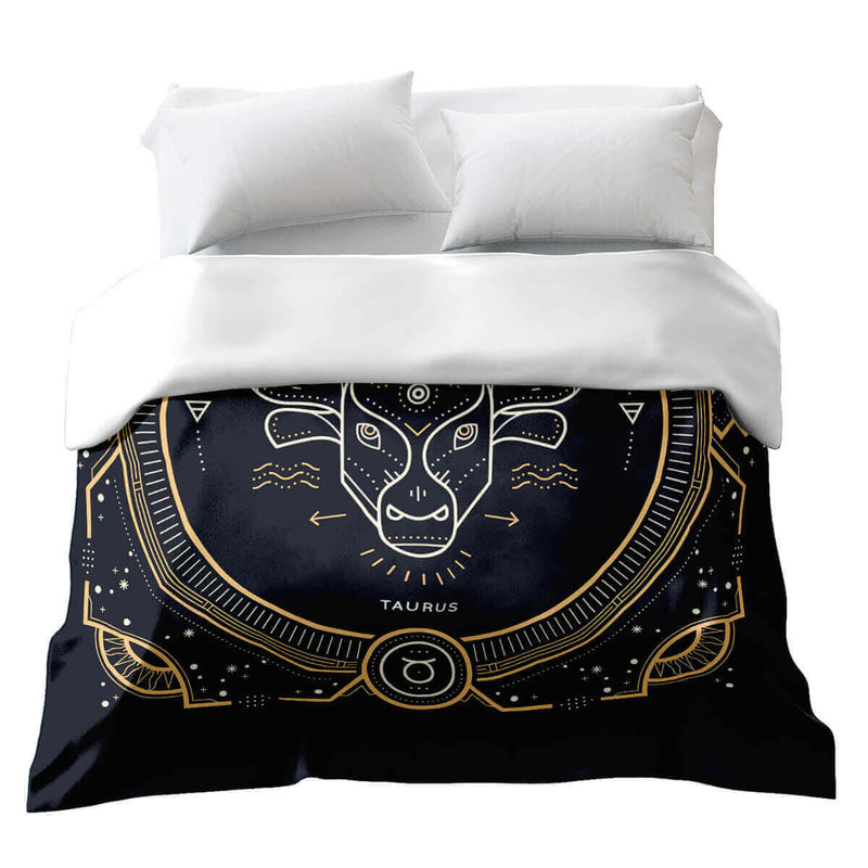 Therapiedecke mit Stier Motiv