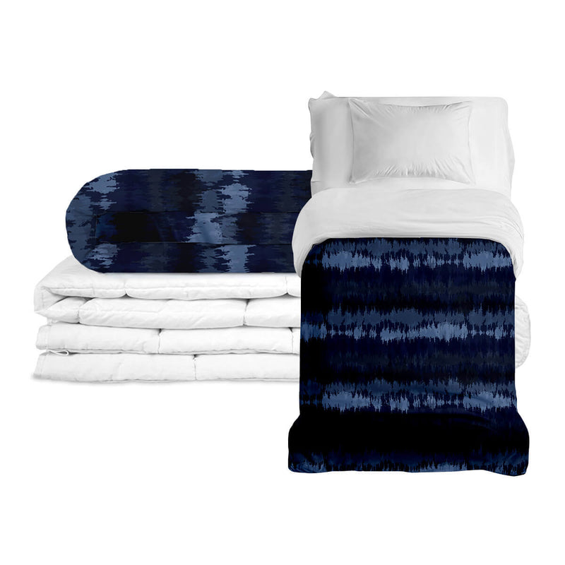 Therapiedecke blaue Schallwellen