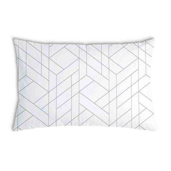 Gesundheitskissen Weiß mit geometrischem Muster