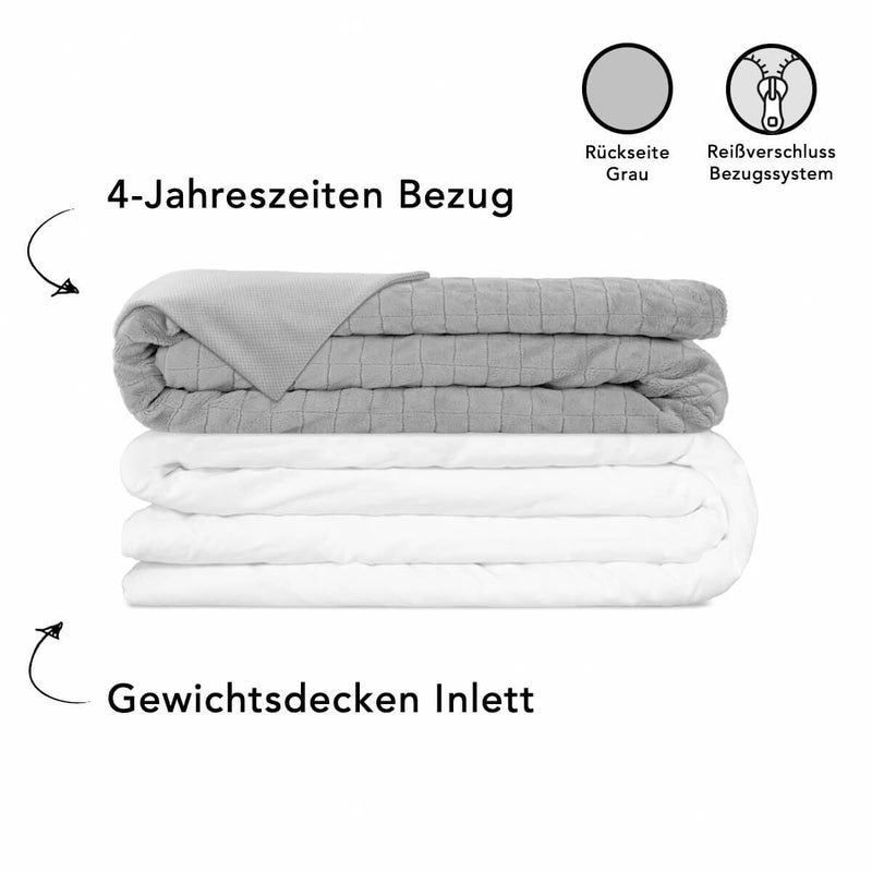 Therapiedecke mit grauem Bezug