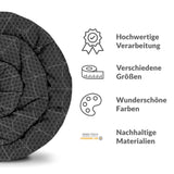 Therapiedecken Bettwäschen Set Schwarz mit Spinne
