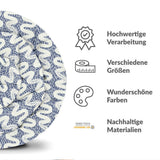 Therapiedecken Bettwäschen Set blau weiße Wellen